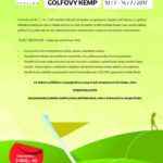 Dětský golfový kemp 2017